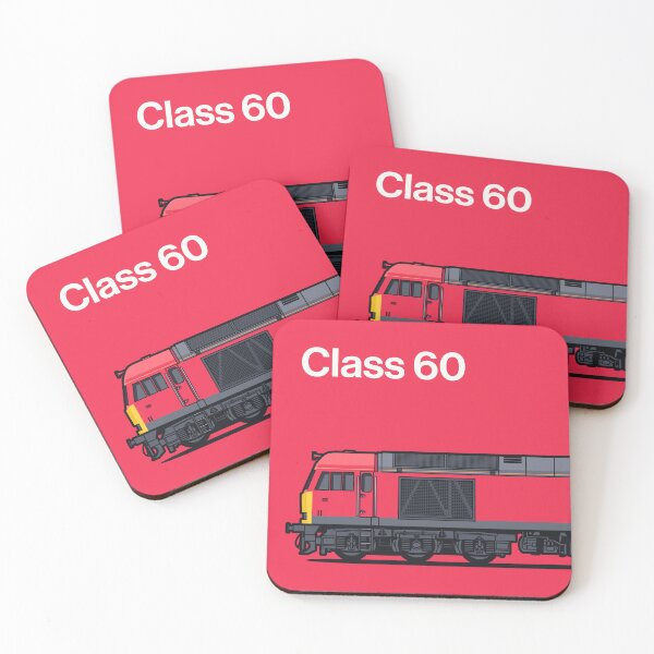 Item preview, Class 60 Red Train Side England UK designed and sold by VoodooCircus.