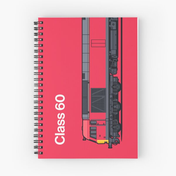 Item preview, Class 60 Red Train Side England UK designed and sold by VoodooCircus.