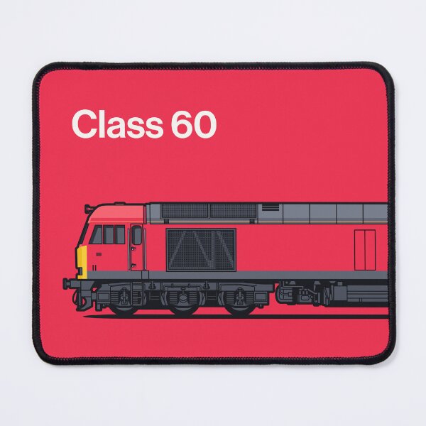 Item preview, Class 60 Red Train Side England UK designed and sold by VoodooCircus.
