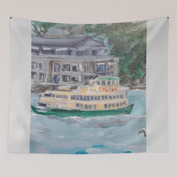 Aperçu de l'œuvre Promenades en ferry à Sydney créée et vendue par Liz HL Art Shop.