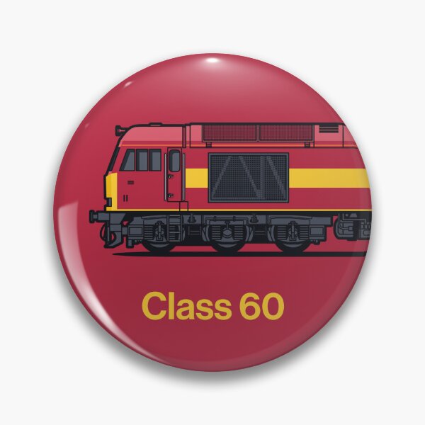 Item preview, Class 60 Burgundy Train Side England UK designed and sold by VoodooCircus.