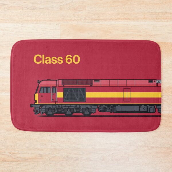 Item preview, Class 60 Burgundy Train Side England UK designed and sold by VoodooCircus.