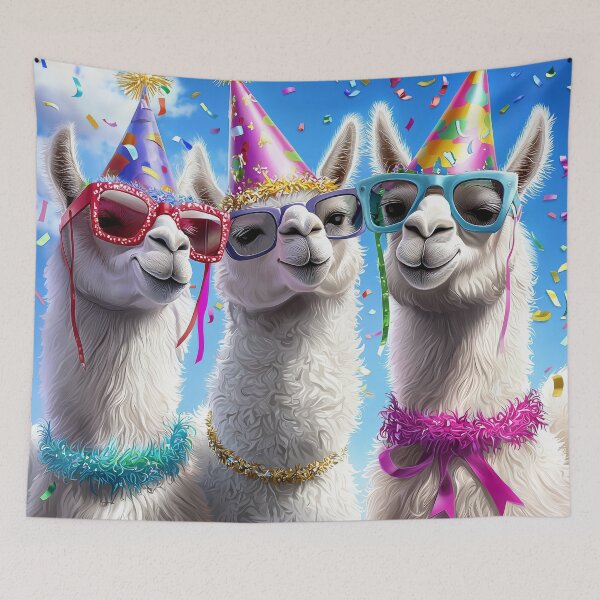 Item preview, Colorful Llama Celebration designed and sold by silp159.