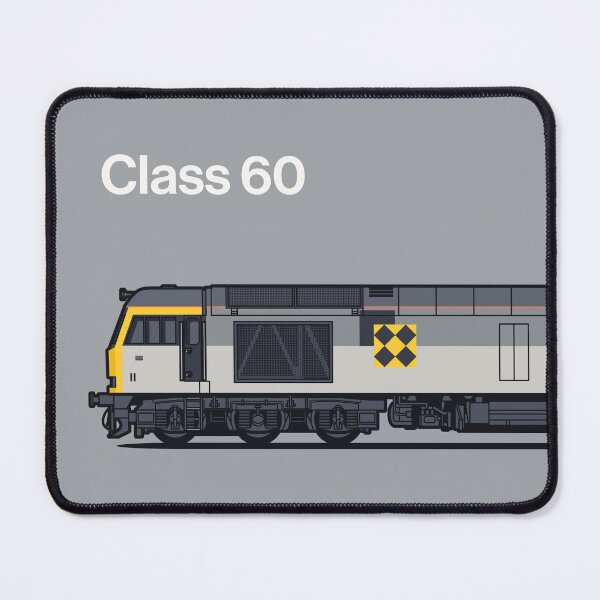 Item preview, Class 60 Freight Coal Grey Train Side England UK designed and sold by VoodooCircus.