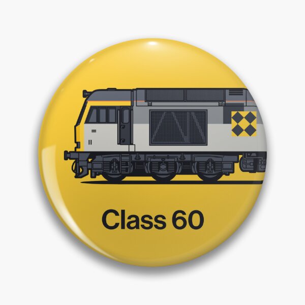 Item preview, Class 60 Freight Coal Yellow Train Side England UK designed and sold by VoodooCircus.