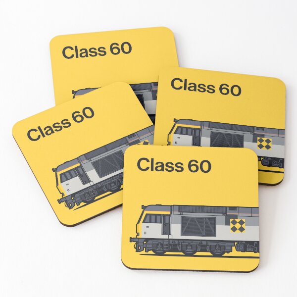 Item preview, Class 60 Freight Coal Yellow Train Side England UK designed and sold by VoodooCircus.