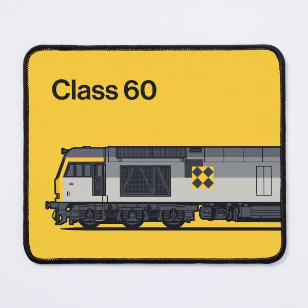 Item preview, Class 60 Freight Coal Yellow Train Side England UK designed and sold by VoodooCircus.