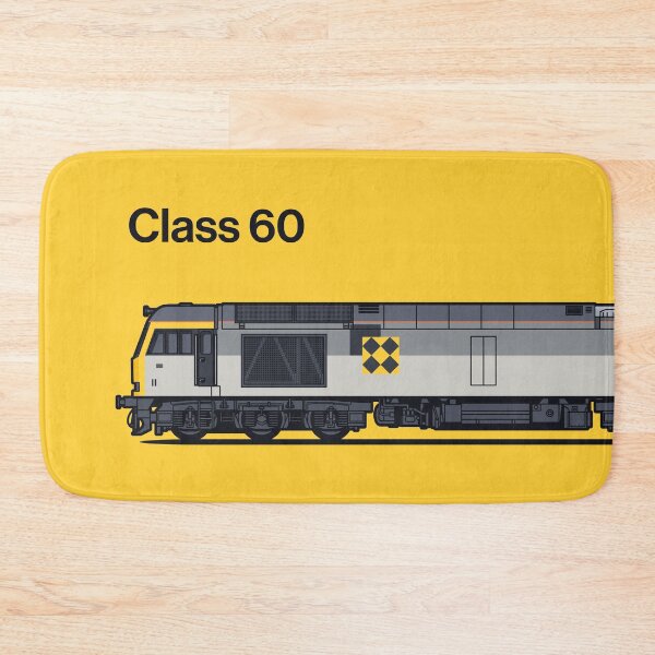 Item preview, Class 60 Freight Coal Yellow Train Side England UK designed and sold by VoodooCircus.