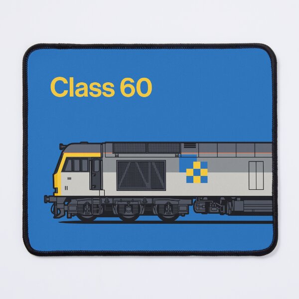 Item preview, Class 60 Freight Construction Blue Train Side England UK designed and sold by VoodooCircus.