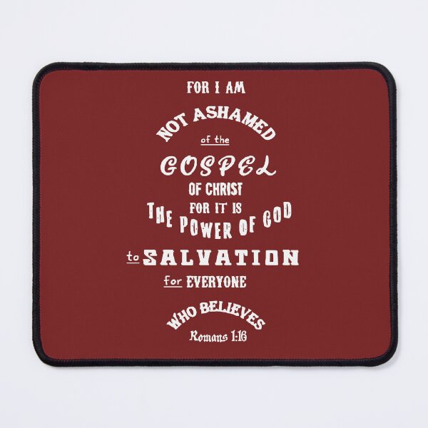 Item preview, I Am Not Ashamed of Jesus Christ Messiah Romans 1 16 designed and sold by teenugs.