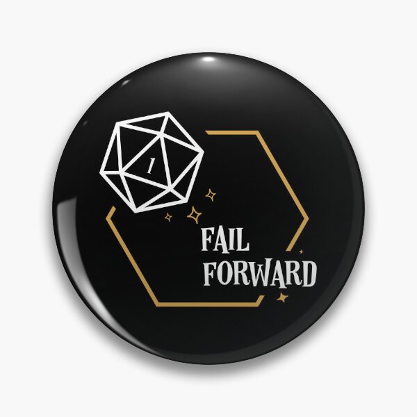 Item preview, Funny Fail Forward Critical Fail designed and sold by pixeptional.