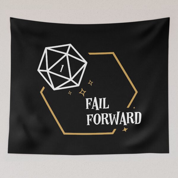 Item preview, Funny Fail Forward Critical Fail designed and sold by pixeptional.