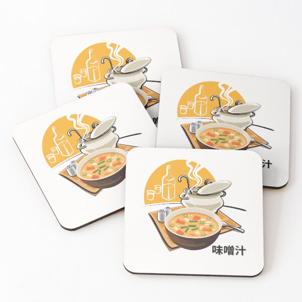 Item preview, miso cute vintage miso soup designed and sold by lino4king.