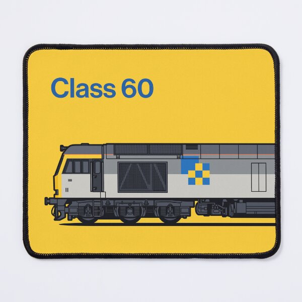 Item preview, Class 60 Freight Construction Yellow Train Side England UK designed and sold by VoodooCircus.