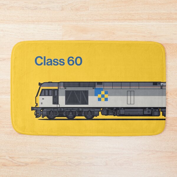 Item preview, Class 60 Freight Construction Yellow Train Side England UK designed and sold by VoodooCircus.