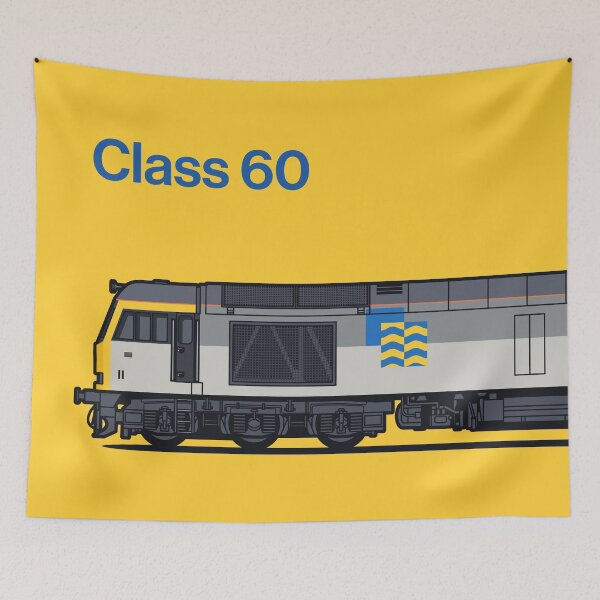 Item preview, Class 60 Freight Petroleum Yellow Train Side England UK designed and sold by VoodooCircus.