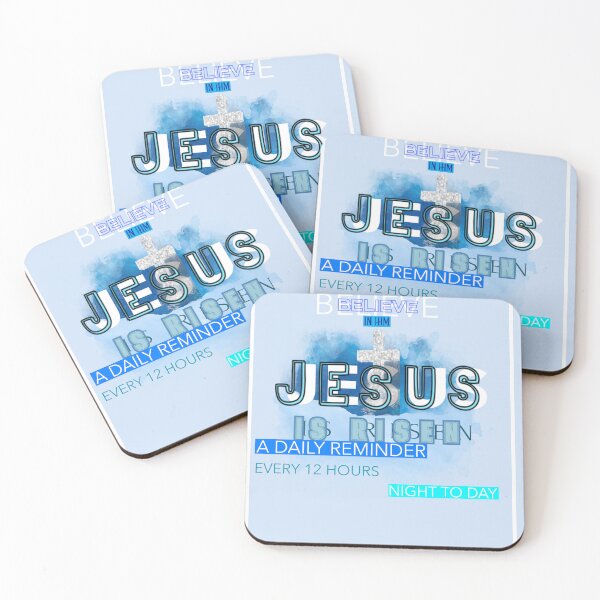 Item preview, BELIEVE IN HIM JESUS IS RISEN  designed and sold by WS-C-O-A-H-S.
