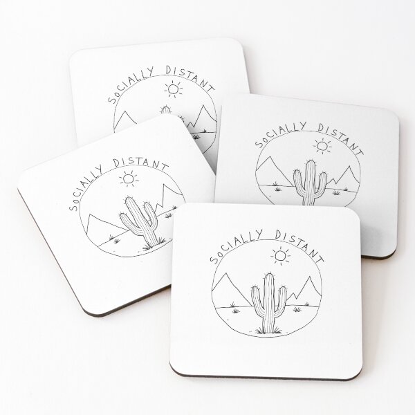 Item preview, Socially Distant, Desert Cactus designed and sold by Fab-Haven.