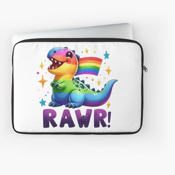 Item preview, Lgbt Rainbow Dinos designed and sold by clarkfraser.