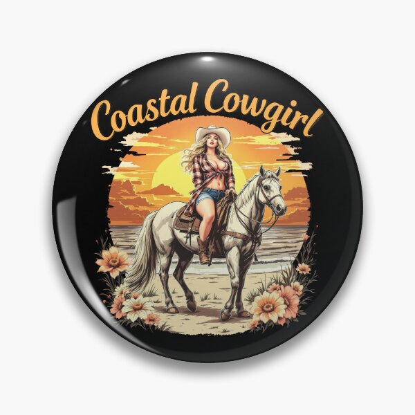 Item preview, Coastal Country Cowgirl Unisex Tee Shirt, Horse Riding Beach Tshirt, Western Rodeo Unisex Top, Farm Life, Rancher Apparel, Cowgirl Gift designed and sold by CM2P.