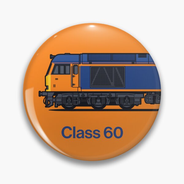 Item preview, Class 60 Orange Train Side England UK designed and sold by VoodooCircus.
