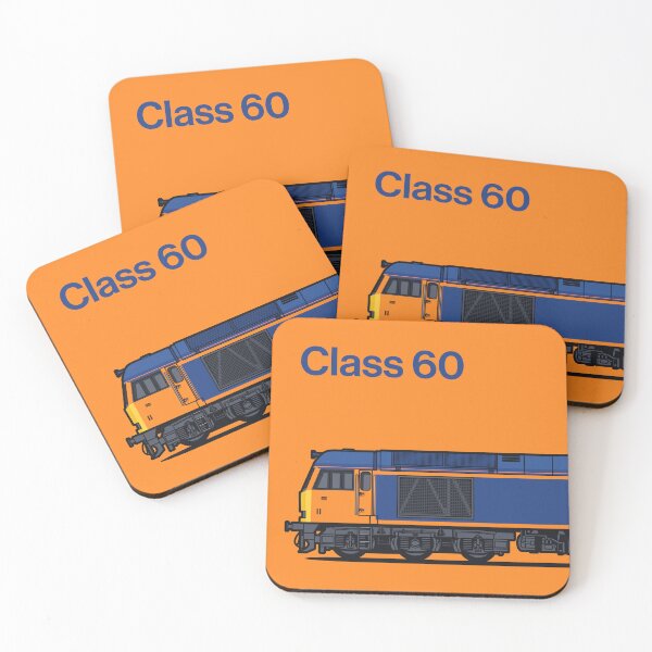 Item preview, Class 60 Orange Train Side England UK designed and sold by VoodooCircus.
