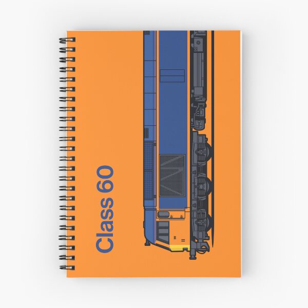 Item preview, Class 60 Orange Train Side England UK designed and sold by VoodooCircus.