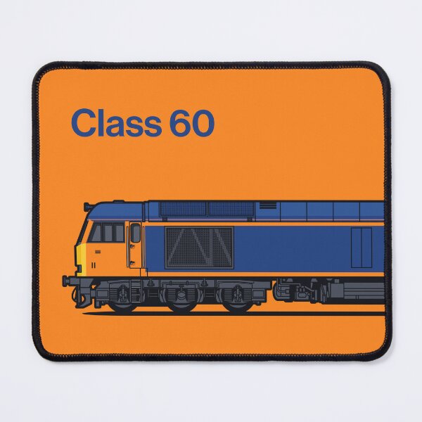 Item preview, Class 60 Orange Train Side England UK designed and sold by VoodooCircus.