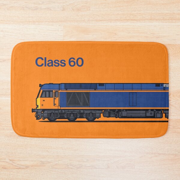 Item preview, Class 60 Orange Train Side England UK designed and sold by VoodooCircus.