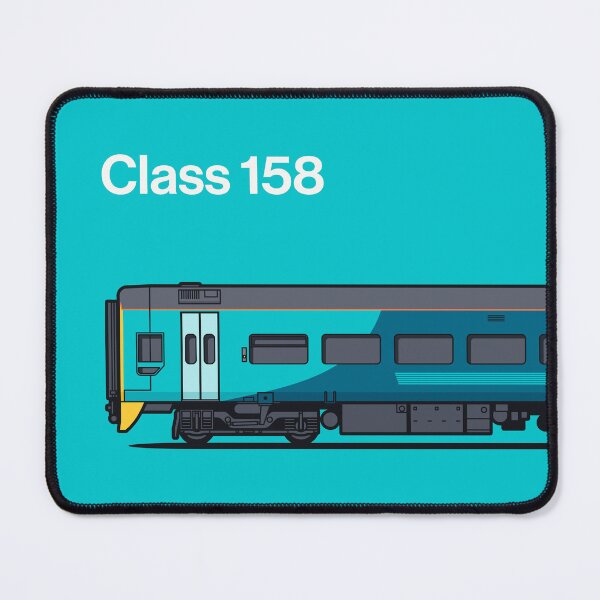 Item preview, Class 158 Turquoise Train Side England UK designed and sold by VoodooCircus.