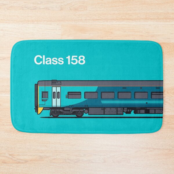 Item preview, Class 158 Turquoise Train Side England UK designed and sold by VoodooCircus.