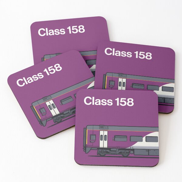 Item preview, Class 158 Purple Train Side England UK designed and sold by VoodooCircus.