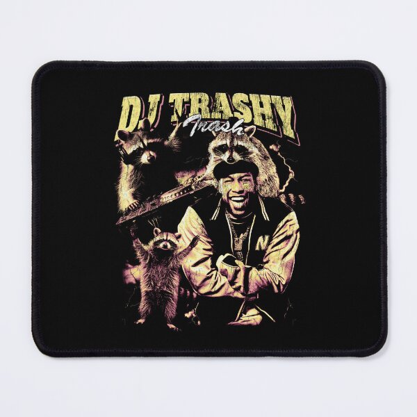 Item preview, DJ Trashy Trash! Funny Raccoon Vintage 90's Bootleg HipHop Street Cat Trash Panda (Vintage Wash) designed and sold by VillainForever.