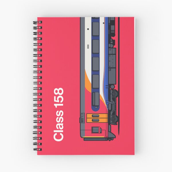 Item preview, Class 158 Red Train Side England UK designed and sold by VoodooCircus.