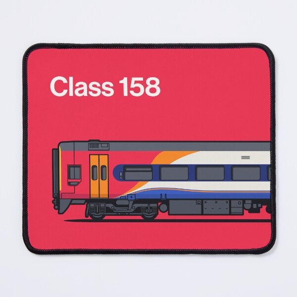 Item preview, Class 158 Red Train Side England UK designed and sold by VoodooCircus.