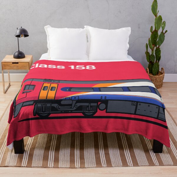 Item preview, Class 158 Red Train Side England UK designed and sold by VoodooCircus.