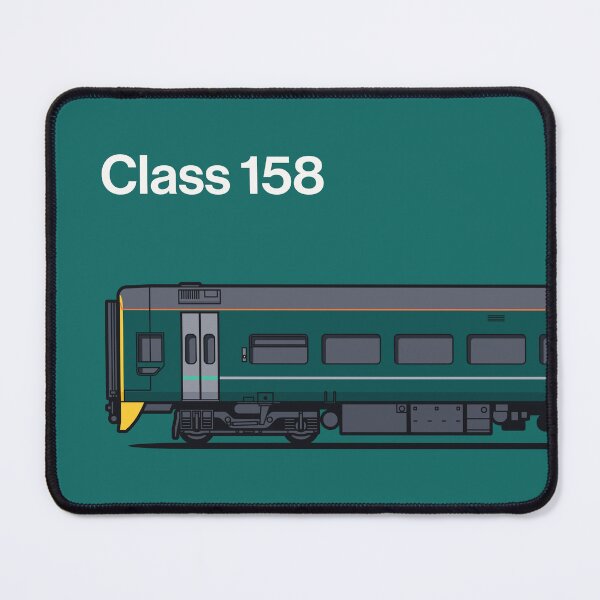 Item preview, Class 158 Green Train Side England UK designed and sold by VoodooCircus.