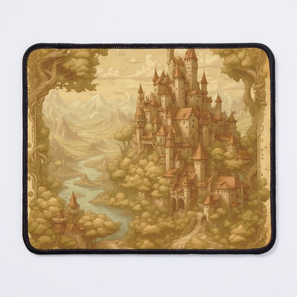 Aperçu de l'œuvre Papier Vintage - Castel créée et vendue par Mystic Garden Design.
