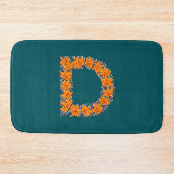 Item preview, Floral letter D designed and sold by Kaushlydraw.