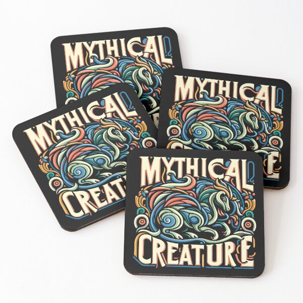 Item preview, Mythical creature, typography designed and sold by maxmaj.
