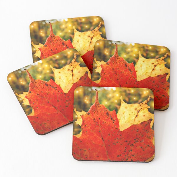 Item preview, Leaves in a fairy lights glow  designed and sold by NatsVision.