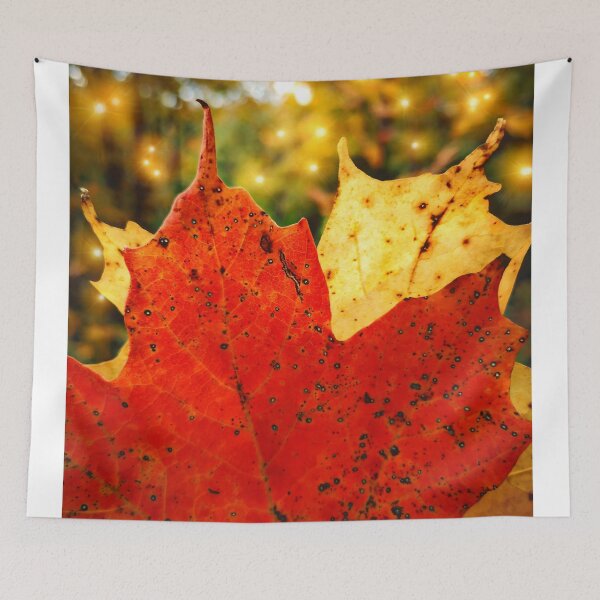 Item preview, Leaves in a fairy lights glow  designed and sold by NatsVision.