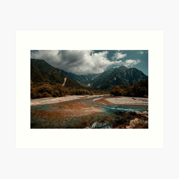 Item preview, The Roof of Japan - Japan Alps at Kamikochi of Nagano Japan designed and sold by Akquired Taste.