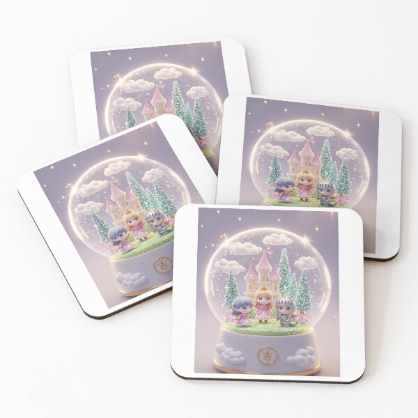 Item preview, Chibi Storybook World in a Snow Globe Merch designed and sold by SmartyWonders.