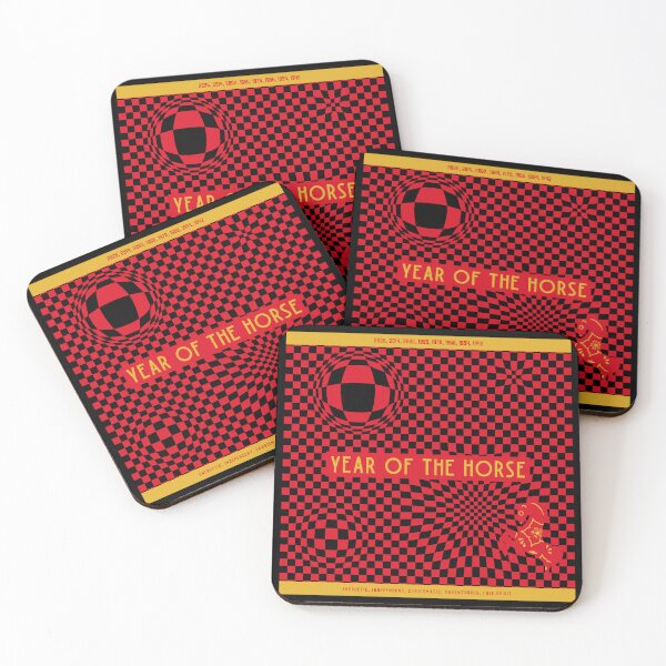 Item preview, Year Of The Horse Optical Illusion 马年 designed and sold by GraTEEtude.