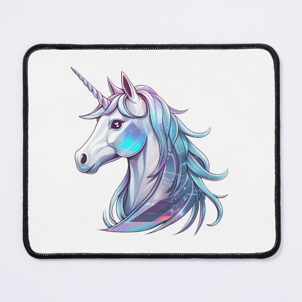 Item preview, Futuristic Holographic Unicorn designed and sold by zoughlal.