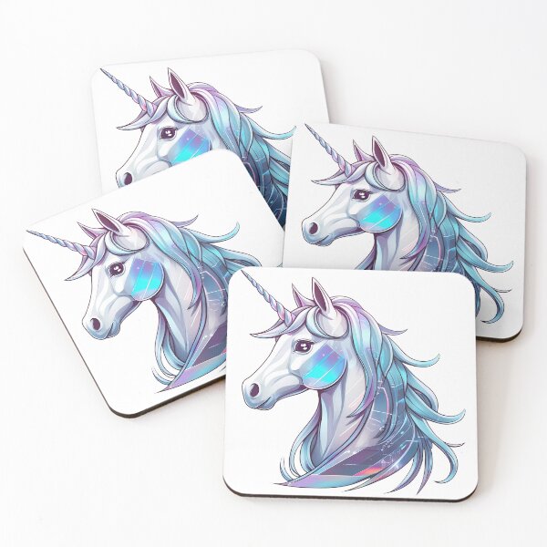 Item preview, Futuristic Holographic Unicorn designed and sold by zoughlal.