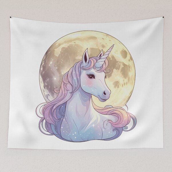 Item preview, Moonlit Mystic Unicorn designed and sold by zoughlal.