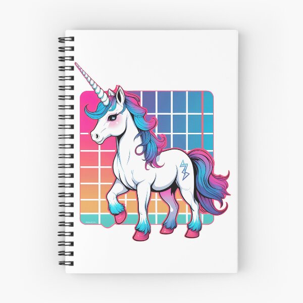 Item preview, Retro-Futuristic Synthwave Unicorn designed and sold by zoughlal.