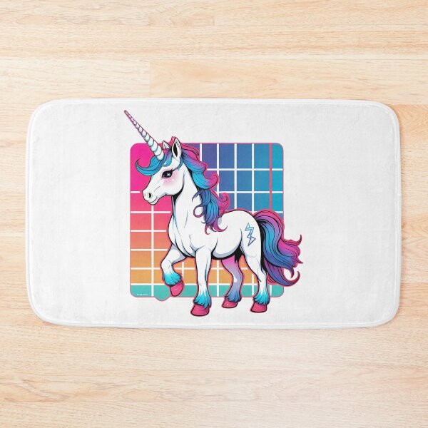 Item preview, Retro-Futuristic Synthwave Unicorn designed and sold by zoughlal.